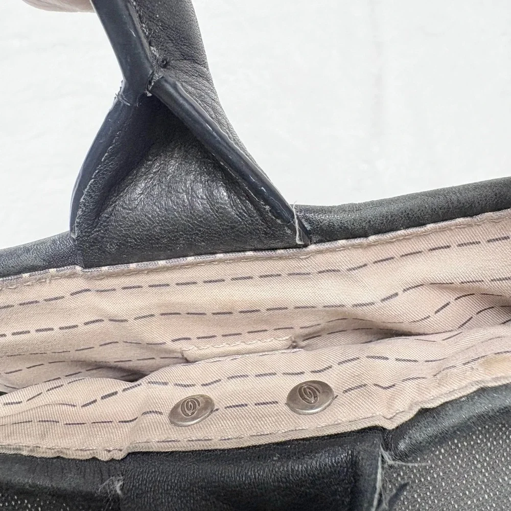 Timbuk2 Distilled Waxed Canvas & Leather Messenger Crossbody Grunge Minimalist